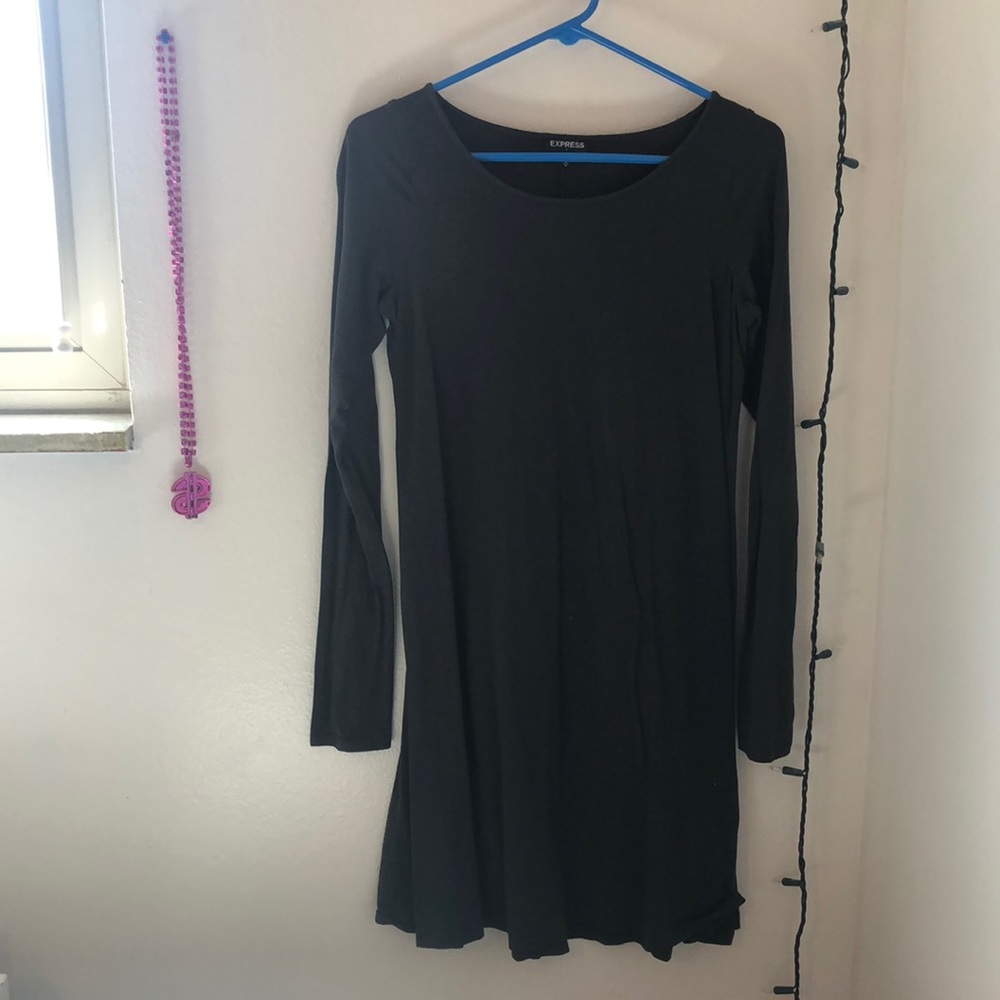 Gray Express Flowy Dress